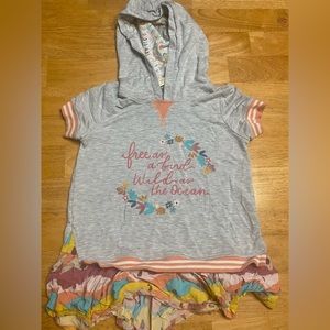 Matilda Jane size 8 hoodie t-shirt